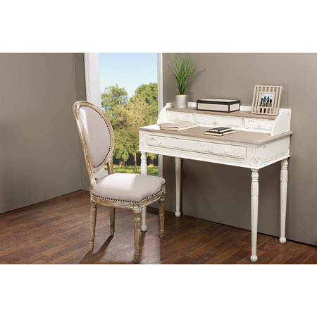 BAXTON STUDIO Anjou Traditional French Accent Writing Desk 111-6035